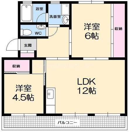 西広島駅 徒歩10分 4階の物件間取画像